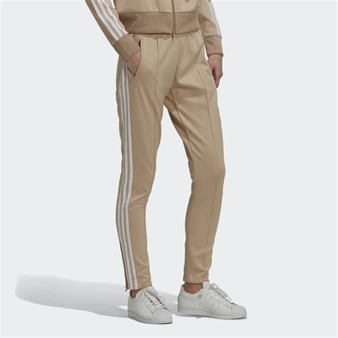 adidas track pants damen beige|Beige .